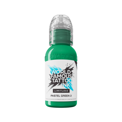 Inchiostro World Famous Limitless Tattoo - Pastel Green 2 30 ml