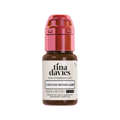 Inchiostro Perma Blend Luxe PMU Ink - Tina Davies Medium Brown Luxe 15 ml