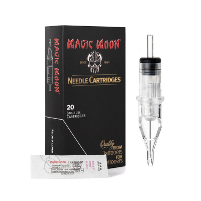Scatola da 20 Cartucce Magic Moon 0,35MM Round Liner Medium Taper