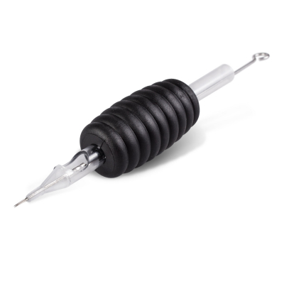 Scatola da 20 Grip e Tip Monouso Killer Ink 25mm Tubo Tondo Pre-Imballati con Aghi Bug Pin 0,25MM Round Shader