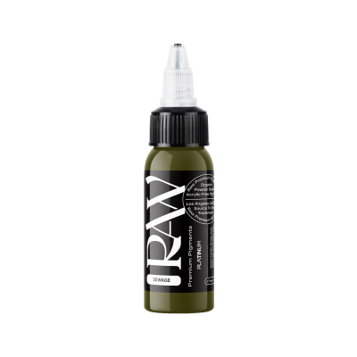 Raw Pigments Platinum - Inchiostro per Tatuaggi Sewage - 30ml