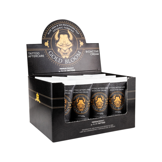 Aloe Tattoo Gold Bloom Nuova Formula Aftercare Tubetti  12x 30 g