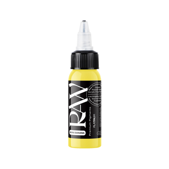 Inchiostro per tatuaggi Raw Pigments Platinum - Anna Banana - 30ml