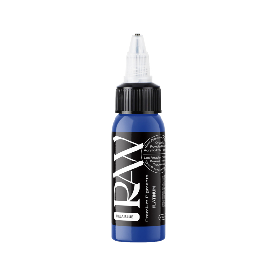 Inchiostro per tatuaggi Raw Pigments Platinum - Deja Blue - 30ml