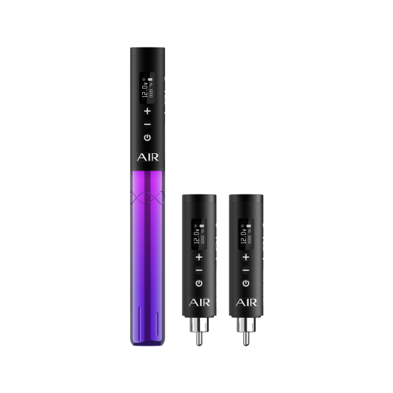 Macchina PMU wireless EZ Lola Air con due batterie aggiuntive - Black & Purple Gradient