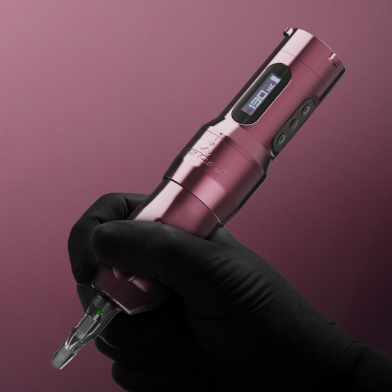 Macchinetta per tatuaggi FK Irons One Adjust con corsa regolabile - Pop Pink