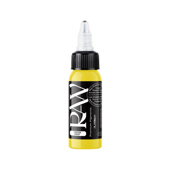Inchiostro per tatuaggi Raw Pigments Platinum - Lemon Drop - 30ml