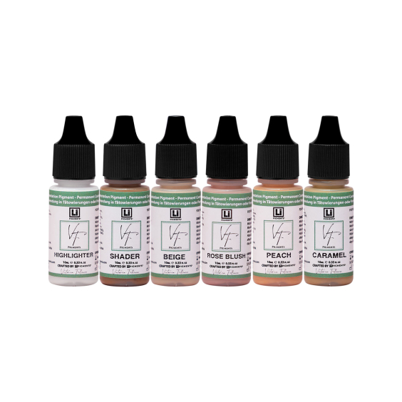 Set di Pigmenti 3D Areola Li Pigments x Victoria Felicia - 6x 10ml