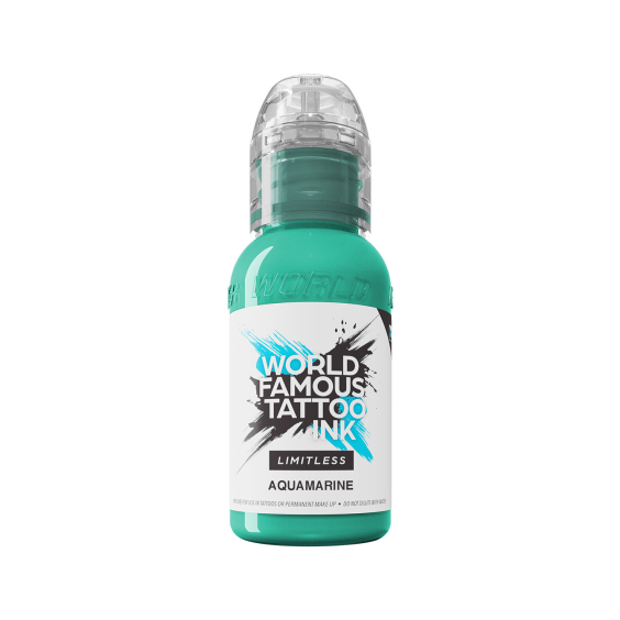Inchiostro per tatuaggi World Famous Limitless - Acquamarine 30 ml