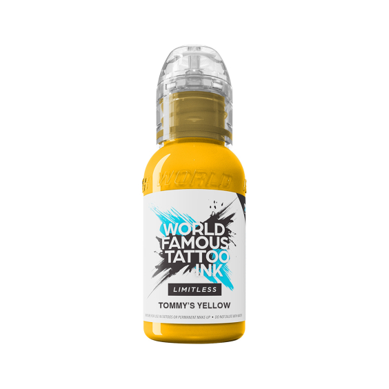 Inchiostro Per Tatuaggi World Famous Limitless - Tommy's Yellow 30 ml