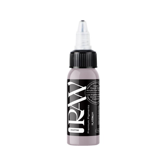 Raw Pigments Platinum - Inchiostro per Tatuaggi Martini - 30ml