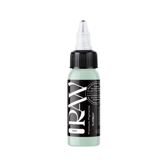 Raw Pigments Platinum - Inchiostro per Tatuaggi Mint - 30ml
