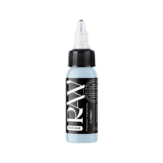 Raw Pigments Platinum - Inchiostro per Tatuaggi Pastel Blue - 30ml