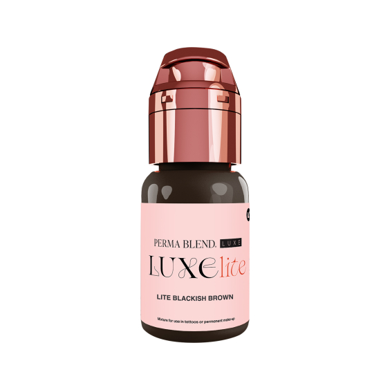Inchiostro per PMU Perma Blend Luxe Lite - Lite Blackish Brown 15ml