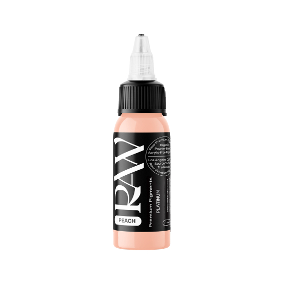 Raw Pigments Platinum - Inchiostro per Tatuaggi Peach - 30ml