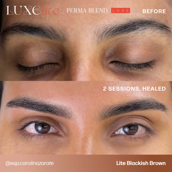 Perma Blend Luxe Lite PMU Ink - Lite Blackish Brown 15ml