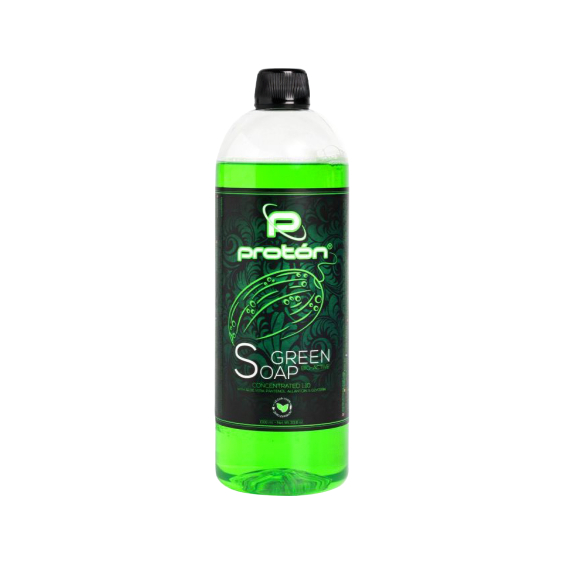 Proton - Sapone verde concentrato con Pantenolo, Alantoina e Aloe Vera 1000ml