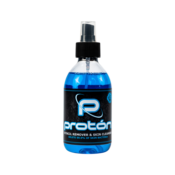Proton - Rimuovi stencil e detergente per la pelle Blu 250ml (8,5 oz)