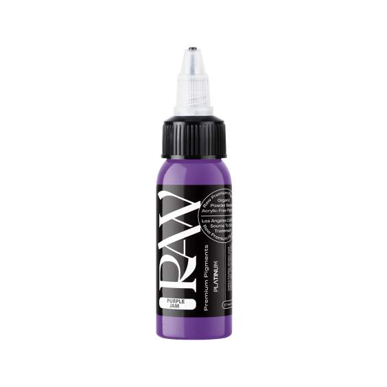 Raw Pigments Platinum - Inchiostro per Tatuaggi Purple Jam - 30ml