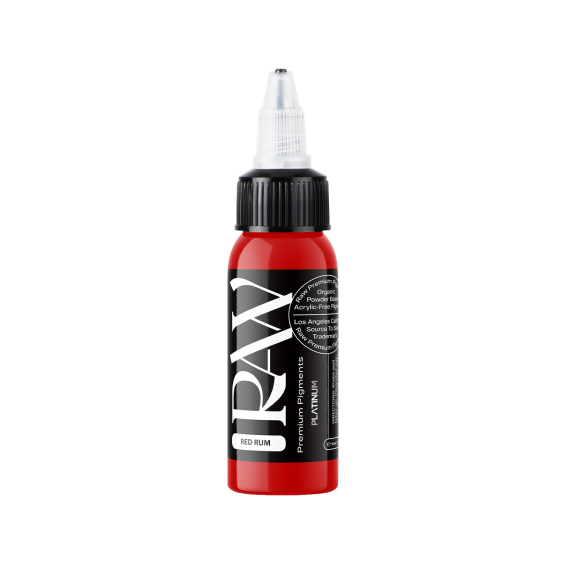 Raw Pigments Platinum - Inchiostro per Tatuaggi Red Rum - 30ml