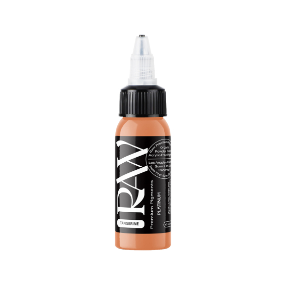 Raw Pigments Platinum - Inchiostro per Tatuaggi Tangerine - 30ml
