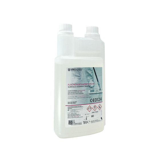 Unigloves Disinfettante per Superfici Senza Alcol - Flacone Dosatore - 1L
