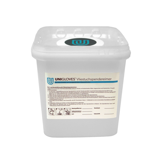 Contenitore Dispenser per Salviette Unigloves con Coperchio Trasparente