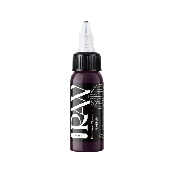 Raw Pigments Platinum - Inchiostro per Tatuaggi Violet - 30ml