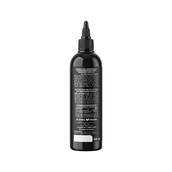 Inchiostro per tatuaggi nero VOID 200 ml (EU REACH)