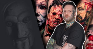 Come tatuare un ritratto horror con Rare Candy