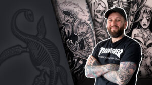 Come tatuare il Re Stregone in black and grey con Josh Hurrell
