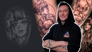 Come Creare un Tatuaggio Anime in Stile Sketch con Julien