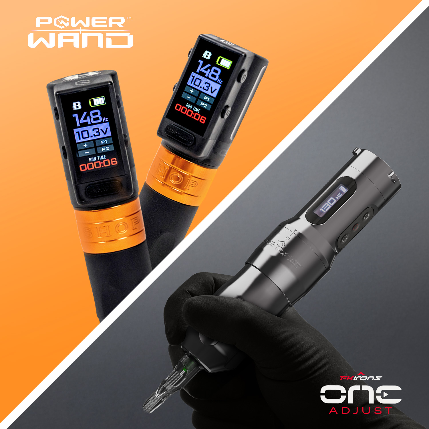 La Bishop Power Wand e la FK Irons One