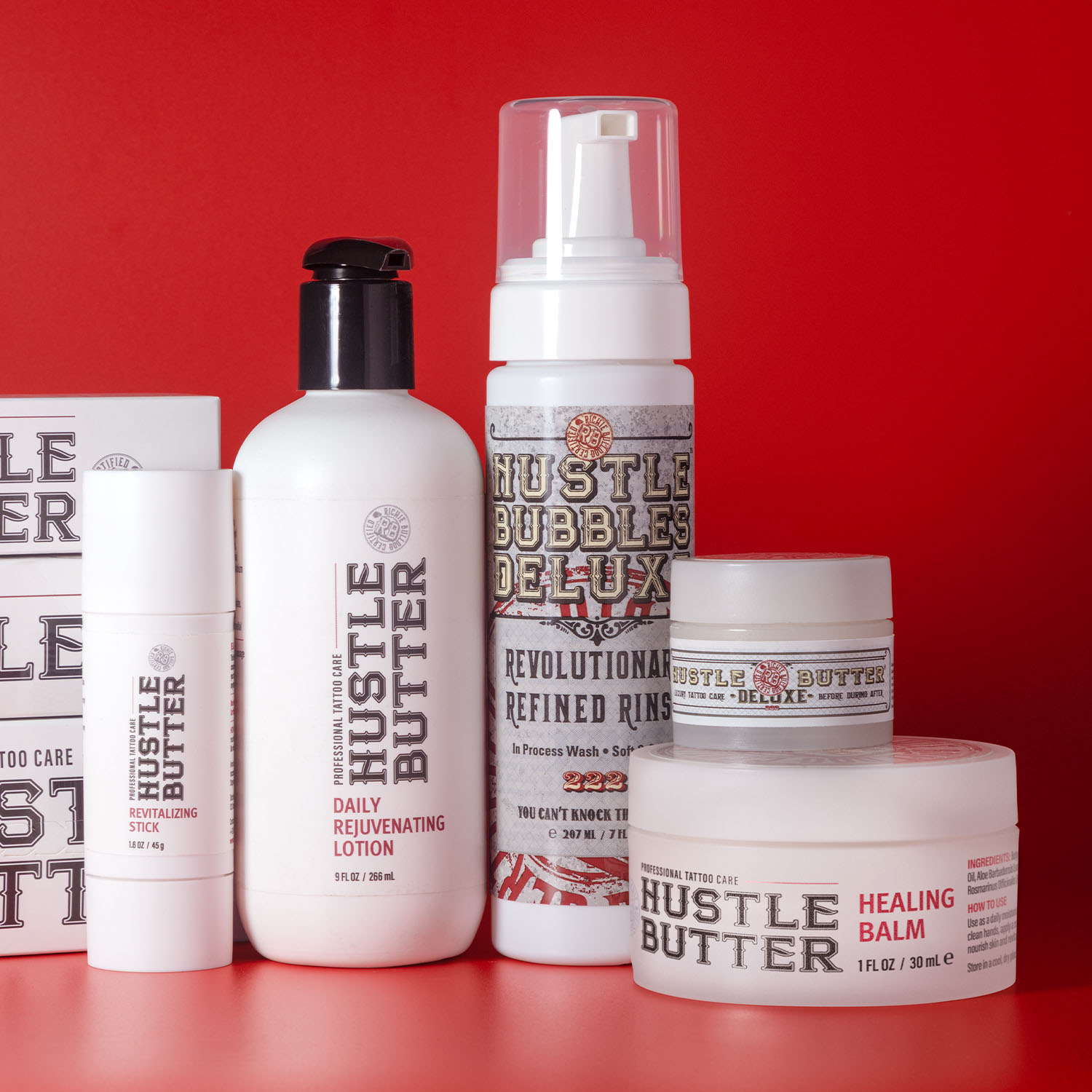 Prodotti essenziali per l'igiene e la cura post-tatuaggio Hustle Butter